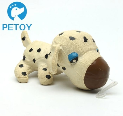 เป็นมิตรกับสิ่งแวดล้อม Squeaker น้ำยางของเล่นสัตว์เลี้ยง PP ฝ้ายยัดสุนัขด้วยหาง