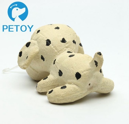 เป็นมิตรกับสิ่งแวดล้อม Squeaker น้ำยางของเล่นสัตว์เลี้ยง PP ฝ้ายยัดสุนัขด้วยหาง