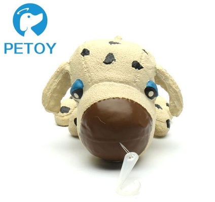 เป็นมิตรกับสิ่งแวดล้อม Squeaker น้ำยางของเล่นสัตว์เลี้ยง PP ฝ้ายยัดสุนัขด้วยหาง