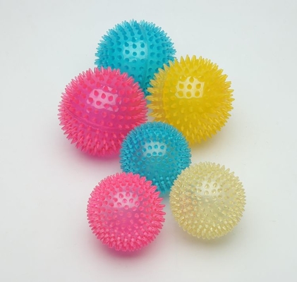 Eco-Friendly TPR Dog Toy Interactive Spiky Bouncing Ball สำหรับสุนัขขนาดใหญ่