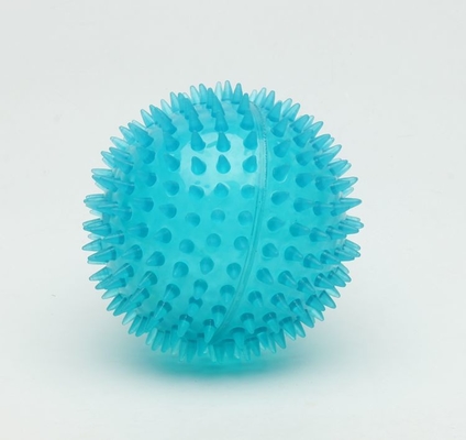 Eco-Friendly TPR Dog Toy Interactive Spiky Bouncing Ball สำหรับสุนัขขนาดใหญ่