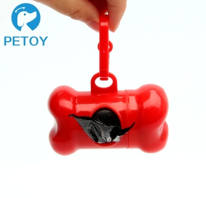 เป็นมิตรกับสิ่งแวดล้อมพลาสติกถุง Poop ที่ย่อยสลายได้ทางชีวภาพพร้อมเครื่องจ่าย 20 ถุง / ม้วน