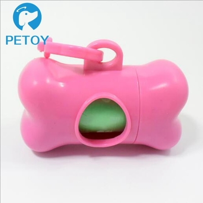 เป็นมิตรกับสิ่งแวดล้อมพลาสติกถุง Poop ที่ย่อยสลายได้ทางชีวภาพพร้อมเครื่องจ่าย 20 ถุง / ม้วน