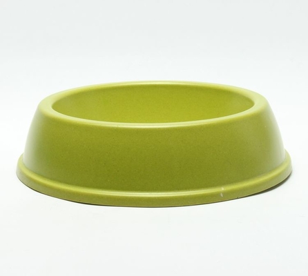 ชามอาหารสัตว์เลี้ยง Bamboo พาณิชย์สีน้ำเงิน, ชามป้อนอาหารสุนัข Oem บริการไม่ลื่นไถล