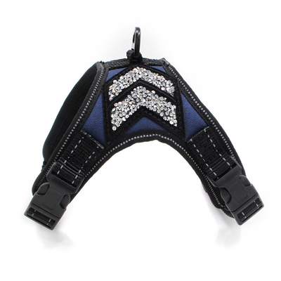SML สะท้อนแสง Soft Pet Harness น้ำหนักเบาความปลอดภัยสายรัดสุนัขสีที่กำหนดเอง