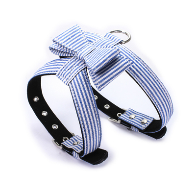 ปลอกคอสุนัขและสายจูงลายทางปรับระดับได้อย่างปลอดภัยสำหรับ Dog Walk
