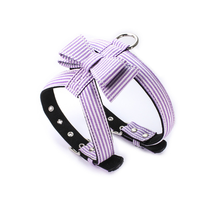 ปลอกคอสุนัขและสายจูงลายทางปรับระดับได้อย่างปลอดภัยสำหรับ Dog Walk