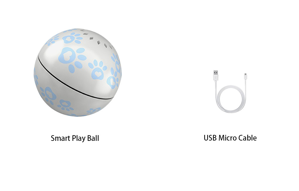 USB Rolling Ball Cat ของเล่นสมาร์ทเลเซอร์ 5V Charger ของเล่นสำหรับสัตว์เลี้ยงที่ทนทาน 71mm Pointer